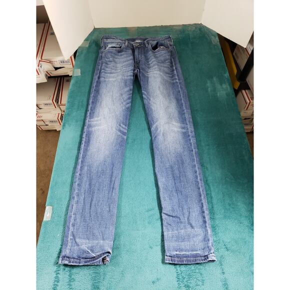 Bonobos Jeans Size 30x34 Mens Blue Pants Preppy Stretch Tailored Straight - Picture 2 of 14